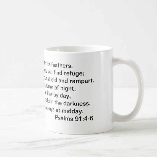 Psalm-91:4 - Tasse 6 (Rechts)