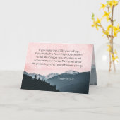 Psalm 91:9-11 Wenn du den Herrn zu deiner Zuflucht Karte (Gelbe Blume)