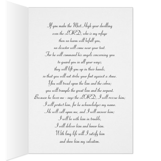 Psalm 91 alle Texte innen, Berge (Innen (Rechts))