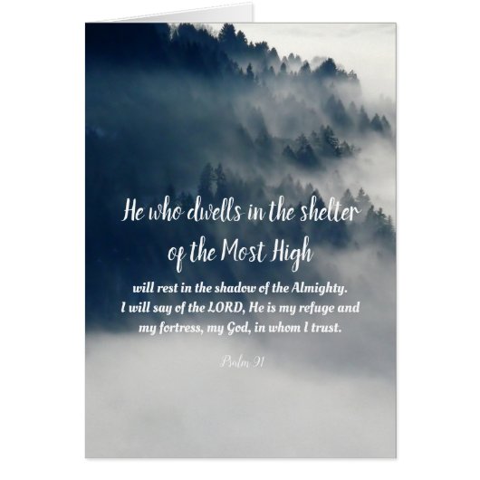 Psalm 91 alle Texte innen, Berge (Vorne)