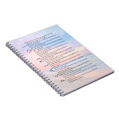 Psalm 91 Beach Ocean Waves Christlich Journal Notizblock (Rechte Seite)