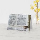 Psalm 91 - Besondere Anlass-Karte Karte (Gelbe Blume)