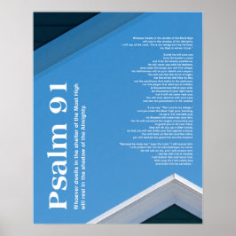 Psalm 91 Bibelkunstgeschenke Poster