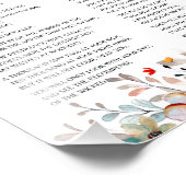 Psalm 91 Bibelschrift Fotodruck (Ecke)