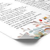 Psalm 91 Bibelschrift Poster (Ecke)