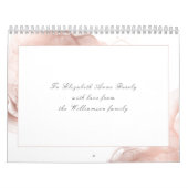 Psalm 91 Bibelverse Abstrakt Dusty Pink Kalender (Titelbild)