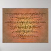 Psalm 91 Bibelverse Poster (Vorne)