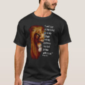 Psalm 91 Bibelverse T-Shirt (Vorderseite)