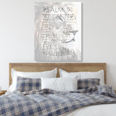 Psalm 91 Bibelversen Löwenkopf Christlich Leinwanddruck (Insitu (Schlafzimmer))
