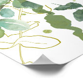 Psalm 91 Bible Quote Scripture Eukalyptus Poster (Ecke)