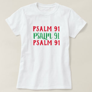 Psalm 91 Bible Scripture Girls Christlicher T - Sh T-Shirt