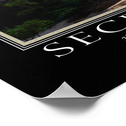 Psalm 91 Bible Verse Englisch Inspirational Poster (Ecke)