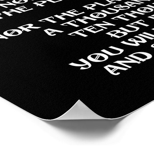 Psalm 91 Bible Zitat Engel Religiöse Kunst Poster (Ecke)