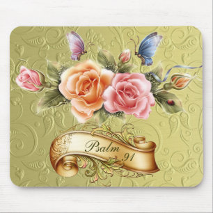 Psalm 91 Blume Mousepad