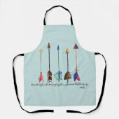 Psalm 91 Boho Arrows Schürze (Vorderseite)