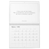 Psalm 91 Christlich Black & White Scripture Kalender (Feb 2026)