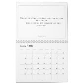 Psalm 91 Christlich Black & White Scripture Kalender (Jan 2026)