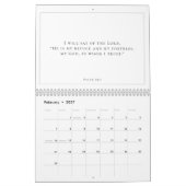 Psalm 91 Christlich Black & White Scripture Kalender (Feb 2027)