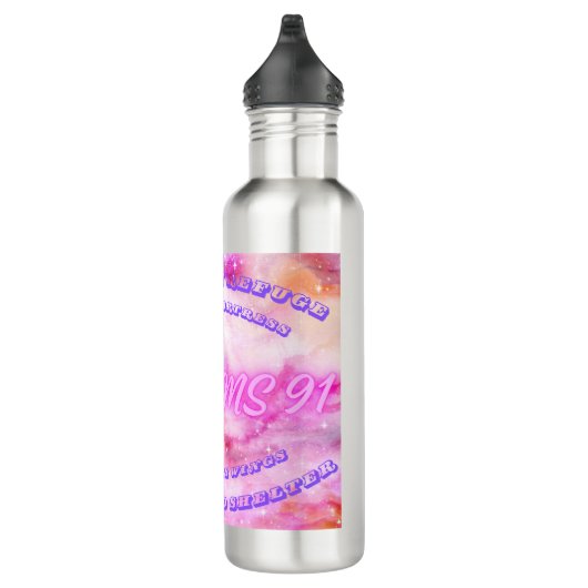 Psalm 91 Der Herr Edelstahlflasche (Rechts)