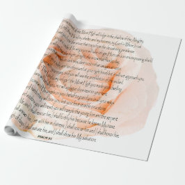 Psalm 91 Der Herr ist meine Zuflucht Geschenkpapier