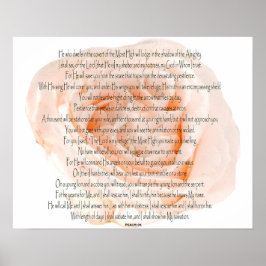 Psalm 91 Der Herr ist meine Zuflucht Poster