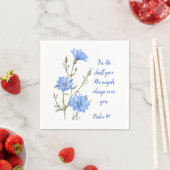 Psalm 91 Er wird seinen Engeln Inspiration geben Serviette (Beispiel)