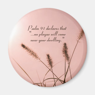 Psalm 91 Es wird keine Pest in der Nähe Ihrer Wohn Magnet