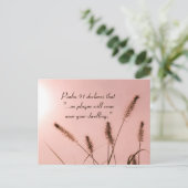 Psalm 91 Es wird keine Pest in der Nähe Ihrer Wohn Postkarte (Stehend Vorderseite)