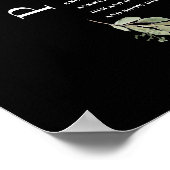 Psalm 91 Eucalyptus Blätter Bibelverses Poster (Ecke)