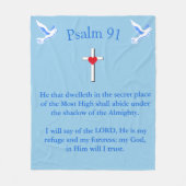 Psalm 91 fleecedecke (Vorderseite)