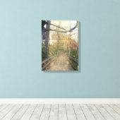 Psalm 91 Forest Foto Christlich Bible Verse Wall Leinwanddruck (Insitu (Holzboden))