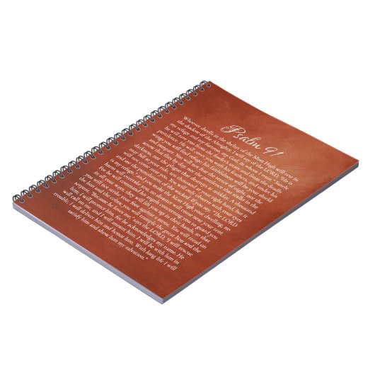 Psalm 91 für Schutz Notizblock (Linke Seite)