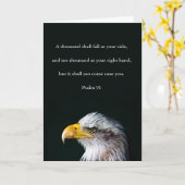 Psalm 91 für Schutz | Spirituelle Förderung Karte (Gelbe Blume)