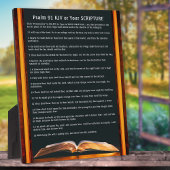 Psalm 91 Geschenke oder Dein Lieblings-Schrift-Sch Fotoplatte