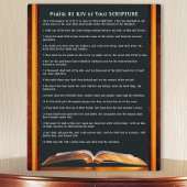 Psalm 91 gifts or Your Favorite Scripture Plaque, Fotoplatte
