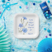 Psalm 91 He Shall Give His Angels Inspirational Pappteller (Party)