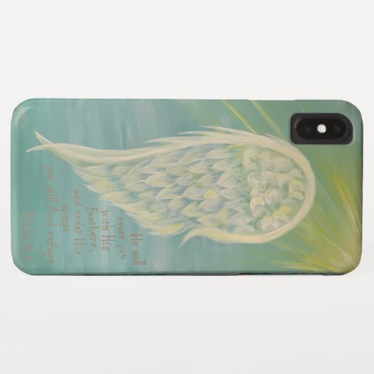 Psalm 91 iPhone Case (Rückseite (Horizontal))
