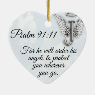 Psalm 91 keramik ornament