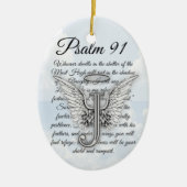 Psalm 91 keramik ornament (Vorne)