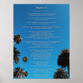 Psalm 91 King James Christlich Poster (Vorne)