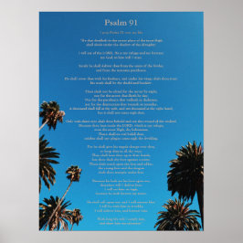Psalm 91 King James Christlich Poster