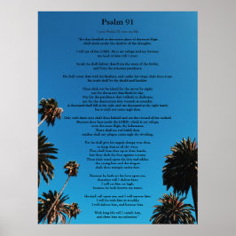Psalm 91 King James Version Christlich Name hinzuf Poster