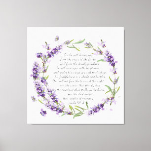 Psalm 91 Leinwand