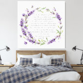Psalm 91 Leinwand (Insitu (Schlafzimmer))