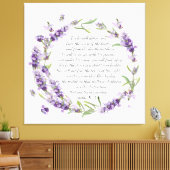 Psalm 91 Leinwand (Insitu (Wohnzimmer))