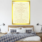 Psalm 91 leinwanddruck (Insitu (Schlafzimmer))