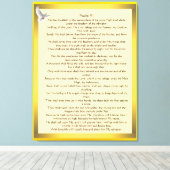 Psalm 91 leinwanddruck (Insitu (Holzboden))