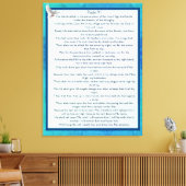 Psalm 91 leinwanddruck (Insitu (Wohnzimmer))