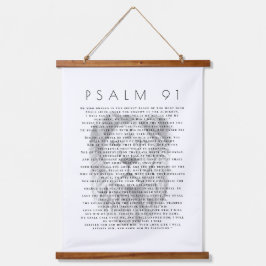 Psalm 91 Lion Face Christlich Scroll Tapestry Wandteppich Mit Holzrahmen