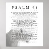 Psalm 91 Löwe Christlich Art Poster (Vorne)